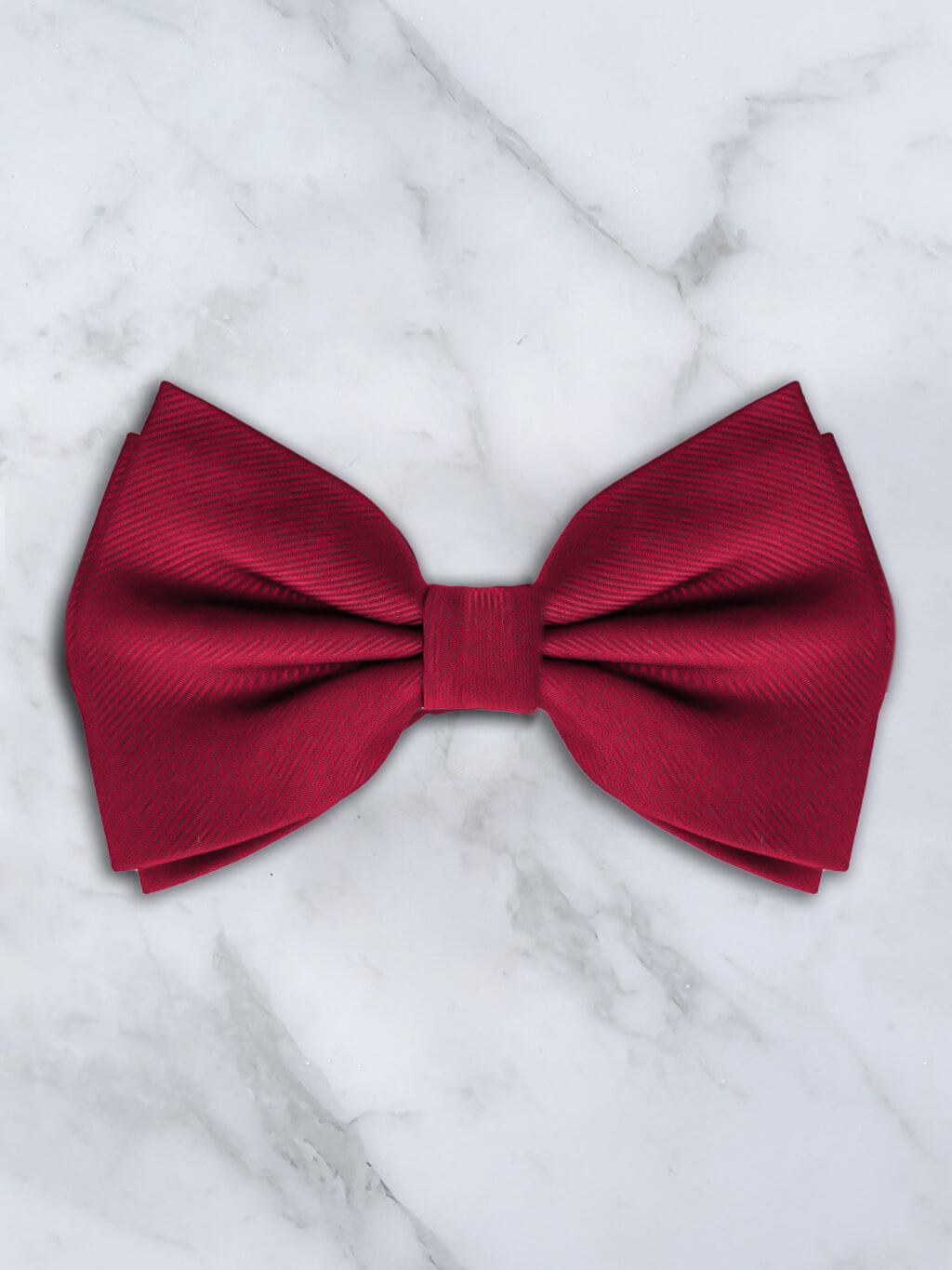 Red Deluxe Silk Twill Bow Tie