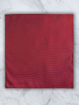 Red Deluxe Silk Twill Pocket Square