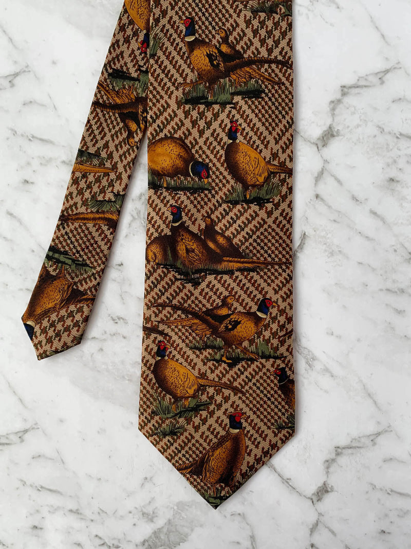 Have a Pheasant Day Silk Tie Set
