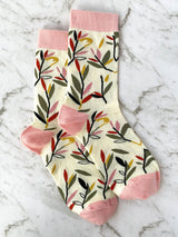 Posies and Checks Cotton Tie Set