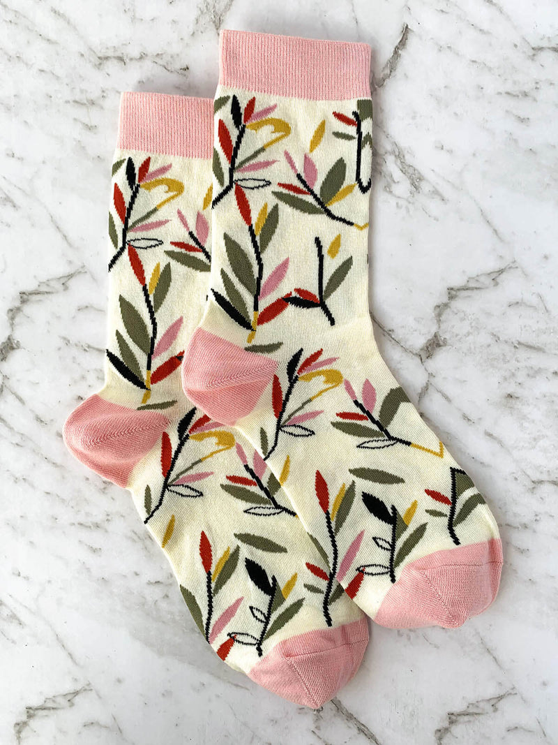 Posies and Checks Cotton Tie Set