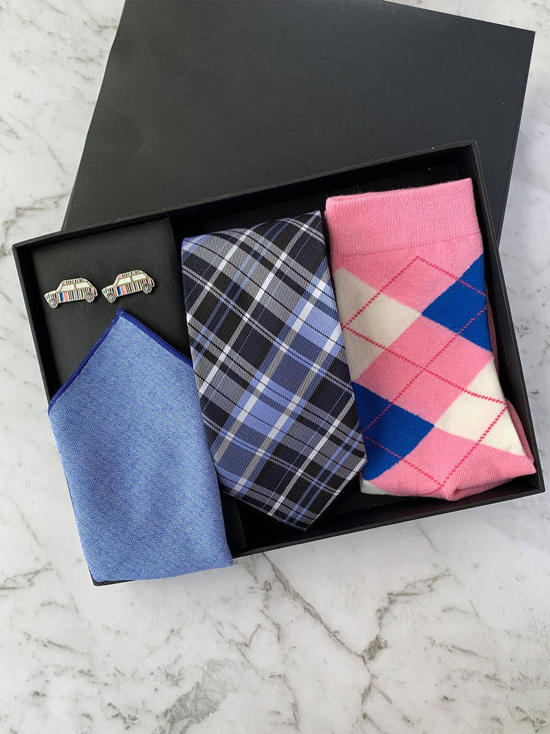 Life Is a Highway Silk Tie Set