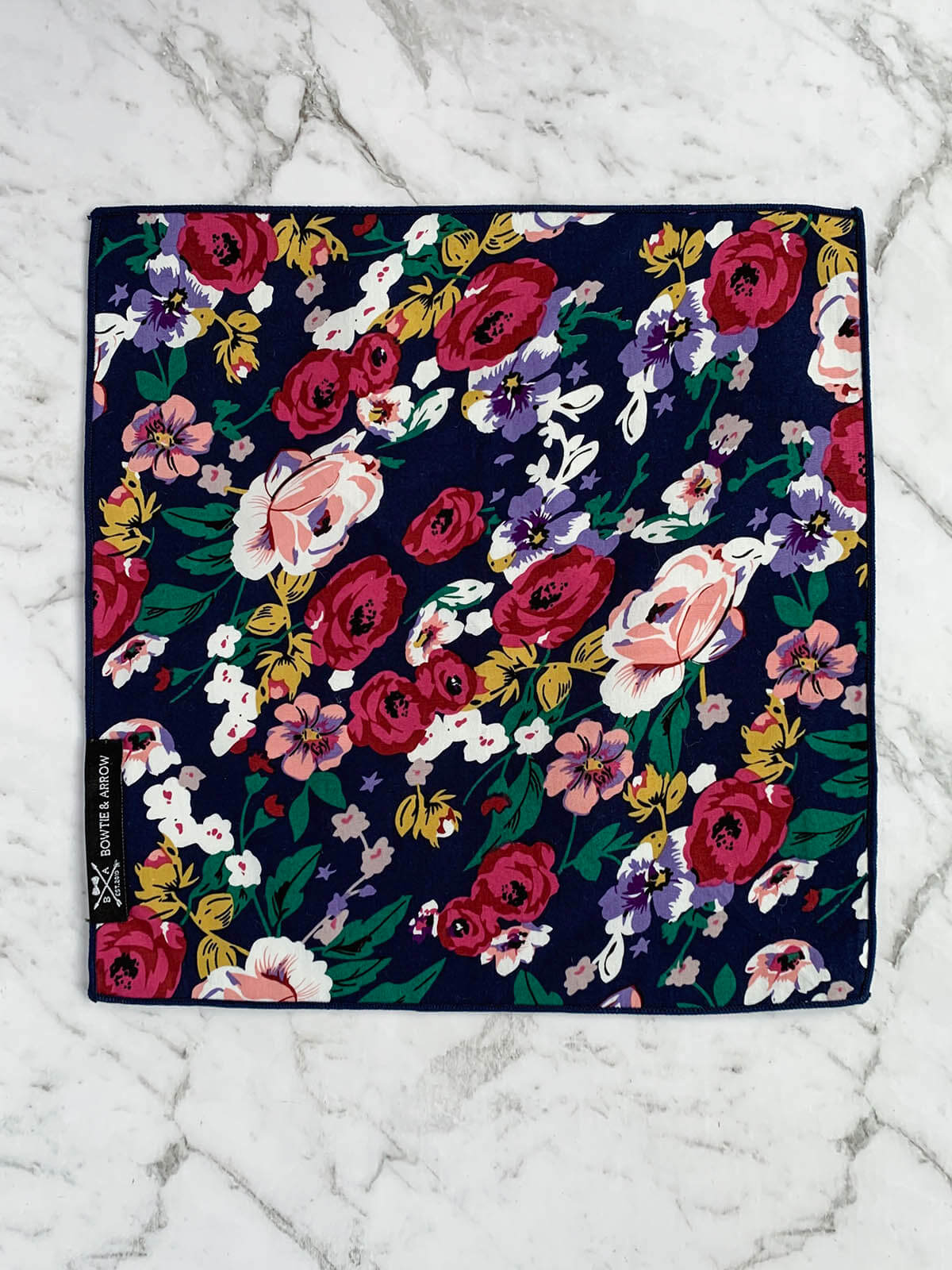 Shades of Floral Cotton Tie Set