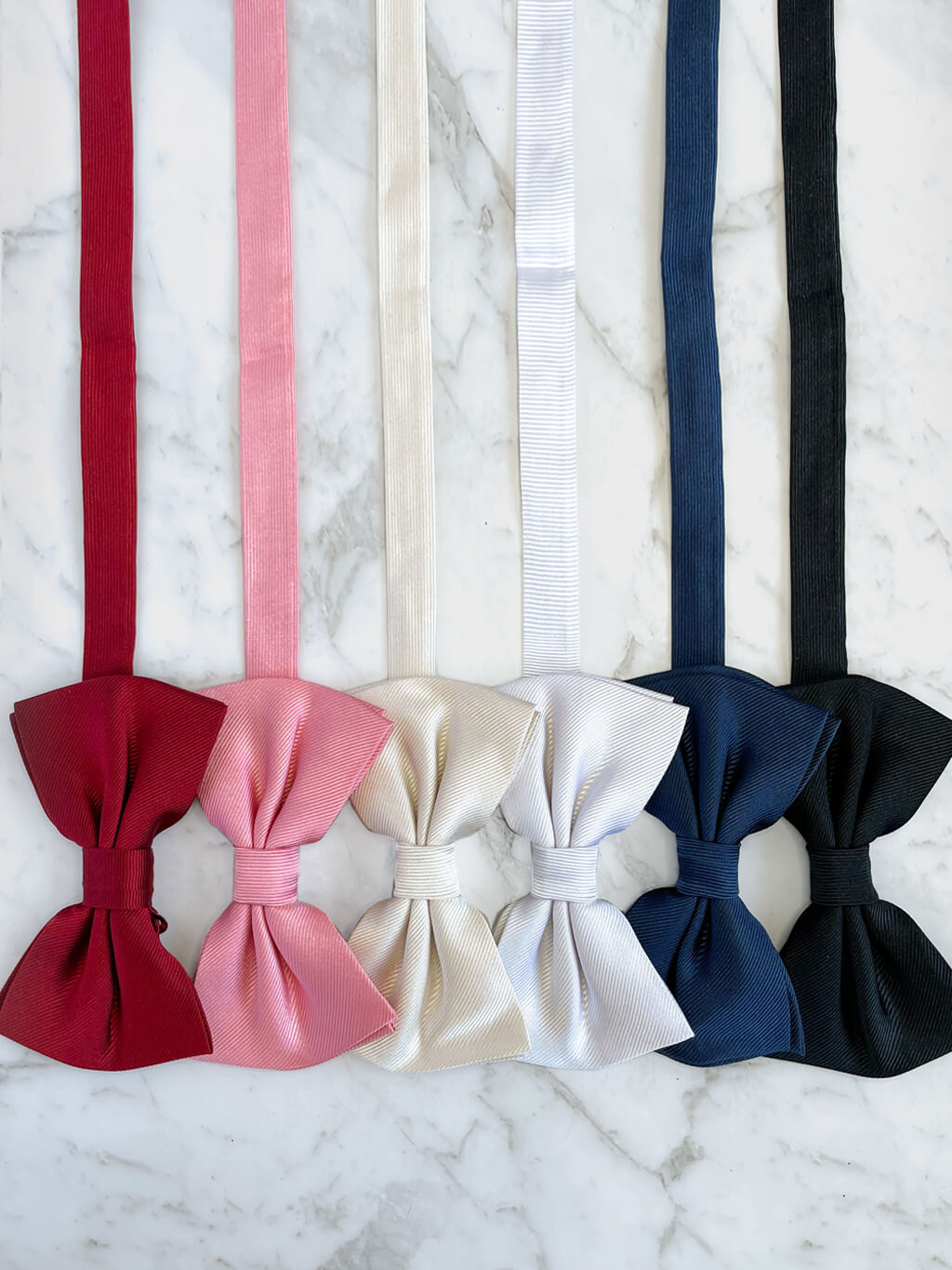 Red Deluxe Silk Twill Bow Tie