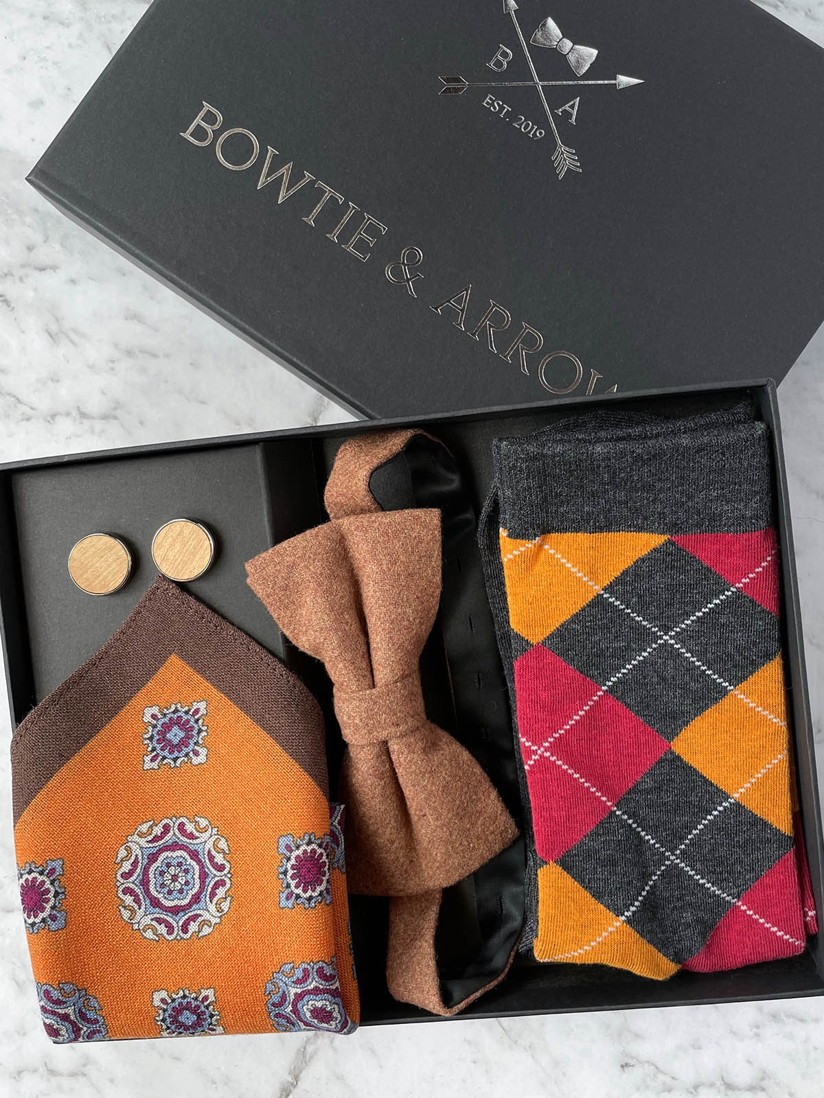 Sunburnt Country Wool Bow Tie Set