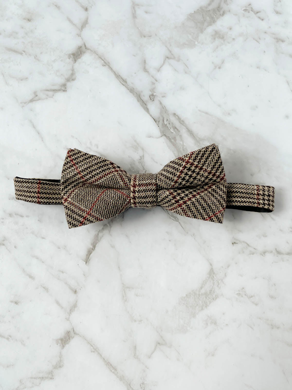 Tweed & Tartan Wool Bow Tie Set